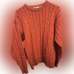 Vintage cable knit sweater